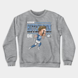 Aidan Hutchinson Detroit Cartoon Crewneck Sweatshirt